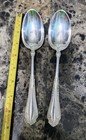 Lot Of 2 Turn Of The Century Antique 1905 Norfolk  Silverplated Tablespoons        