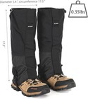 Snow Gaiters Hiking Waterproof Ankle Covers Men Women Universal Fit