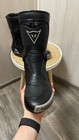 Dainese Motorcycle Boots Men Us 10 Eu 43 Black Leather Racing Riding Boots