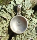 Sterling Silver Confederate Louisiana State Seal Button Civil War Relic Pendant