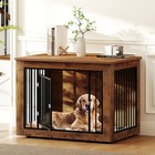 76 Inch Double Dog Crate Furniture  Xxl Dog Crate Furniture For 2 Dogs