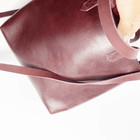 Madewell The Zip Top Small Transport Tote Crossbody Dark Cabernet Red Leather