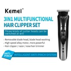 Shaver Electric Kemei Trimmer Rechargeable Hair Beard Razor Cordless Men   