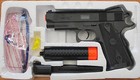 Airsoft Spring Pistol W barre Extension  Safety Glasses 230 Fps 