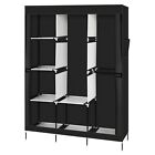 Top 71  Rack Storage Organizer Wardrobe Portable Closet Clothes With Shelf Black