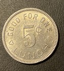 Vintage Central Jr High School Lunch Token Coin Oahu Hawaii