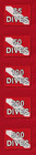 3 5  Iron-on Shark Hunter Diver Patch Dive Flag Scuba Diving Diver-down New Usa
