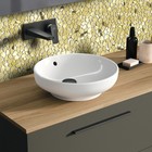 Primoon Golden Metal Pebble Mosaic Tiles 5 Sheets Stainless Steel Backsplash