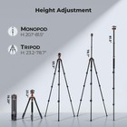 K f Concept 78  Camera Tripod Stable Heavy Duty Travel Tripod For Dslr Camera