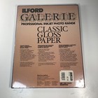 Ilford Galerie Classic Gloss Photo Paper Professional 8 5x11 25 Sheet Unopened