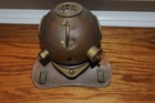 Vintage 7  Miniature Copper  Brass Deep Sea Divers Helmet Model Replica Maritime