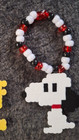 Kandi Lot Of 2 Snoopy Woodstock Peanuts  Bracelets Perler Pony Beads Rave Edm