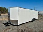 New 8 5x24 V-nose Enclosed Car Hauler Trailer  080 Exterior Metal 8 5x24