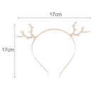 2 Pcs Antler Headband Metal Rhinestone Hair Hoop Accessories For    