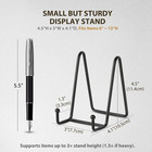 Plate Display Easel Metal Wire Stand 4 5 Inch Black Tabletop Holders 2-pack For