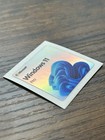 1x Windows 11 Pro Holographic Desktop   Laptop Sticker Label  new 
