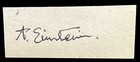 Albert Einstein Autograph Cut Museum Framed Ready To Display On Sale