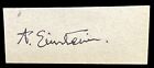Albert Einstein Autograph Cut Museum Framed Ready To Display