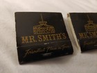 Mr  Smith s Saloon Matchbooks Vintage Matches Bar Virginia Washington Dc
