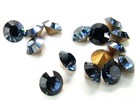 Swarovski Montana Blue Crystal Rhinestones Ss18 Gold Pointed Back  20 