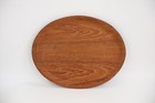 Vintage Swedish Oval Teak Wood Tray Mid Century Modern Scandinavian Serving 13 