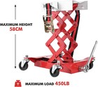 Low Profile Transmission Jack 450lb Auto Repair Lifting Transmission Jack 7 -23 