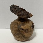 Rare Stunning Rod Cronkite Myrtle Burl Wood Jack In The Pulpit Style Vase 9   