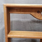 Vintage Wood Wall Decor Shelf Curio Cubby Display Heart Cutout Country Cottage