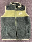 Nike Boys  Green Sherpa Fleece Vest And Jogger Pants Set  Size 4xs  3-4 Years 