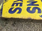 Lyon   s Cakes   Enamel Sign Rare Unusual Great Colours Angle Wall Mount 