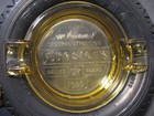 Firestone Tire Ashtray - Dallas Texas 1936 Centennial Central Exposition - Amber