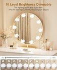 Led Vanity Lights For Mirror  Hollywood Style Vanity Lights With 10 Dimmable