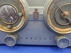 1950s Crosley D-25-gn Clock Radio     Turns On  Tunes     Tube Glow     Repair