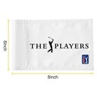 The Players Golf  Pin Flag Pga Tour  Regulation Tube Flag 8x6inch White