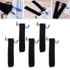 50pcs Drawstring Pen Pouch Sleeve Holder Pen Case Gift Pencil Bag  black 