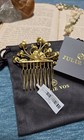 Julie Vos Bloom Comb 24k Gold Plated Decorative Hair Accessory -  Nwt