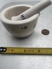 Vintage Coors Small Heavy Porcelain Apothecary Lab Mortar And Pestle Usa 522-00