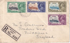 Malta Kgv 1935 Silver Jubilee Cover Reg No  649 To Middlesex  5 