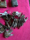 Vintage Pad Locks And Miscellaneous Keys Nice Lot Read Description 