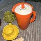 Tupperware Vtg Kid Mini Serve It  Dishes Pitcher Mug Toys Cups Bowls 1970s