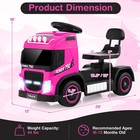 6v Kids Electric Ride-on Truck Battery Powered Ride-on Toy W led Lights