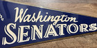 Vintage Baseball Washington Senators Full-size Replica 1970 s Pennant W  Sleeve