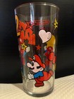 Super Mario Bros 2 Nintendo Promotional Glass Cup 1989 Vintage