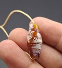 Ancient Or Vintage Etched Agate Bead  Such As A Himalayan Dzi Bead Carnelian Amu