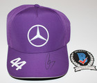 Lewis Hamilton Signed Mercedes-benz Formula 1 Team Hat  44 F1 Beckett Coa Bas