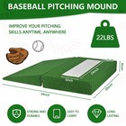 Carivia Foldable Pitching Mound 34   X 30   X 4   For Baseball Softball Training