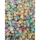 Vintage 1970 s Pop Beads About 3 Ounce Bag Of Pink Pastels Orange