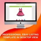 Ebay Listing Template Html Professional Mobile Responsive Design 2025 Universal