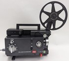 Vintage Elmo K-100sm 8mm   Super 8 Film Projector Bundle Japan - Working  read 