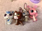 Littlest Pet Shop Lps Figure Lot 17 Mixed Animals Dog Monkey Lamb Hasbro